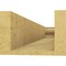 Ekena Millwork 6in. W x 4in. H x 32in. L Asheboro Woodgrain TimberThane Rafter Tail, Primed Tan RFTUR06X04X32ASHRCPR - alternate 5